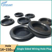 ♛ Black Single Sided Blanking Blind Rubber Wiring Grommets Hole Plug Electrical Wire Gasket Hole Dia14mm-150mm