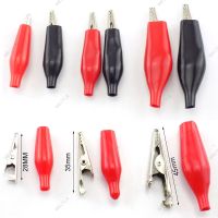 10pcs 28MM 35MM Metal Alligator Clip Crocodile Electrical Clamp Testing Probe Meter Plastic Boot DIY Car Auto Battery WB15TH