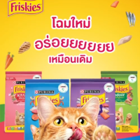 ฟริสกี้ส์ อาหารแมว ขนาด 400 กรัม และ 1.1 กิโลกรัม