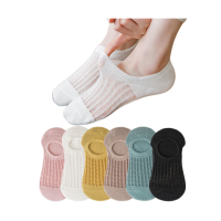 Air Conditioning Socks Female Invisible Thin Style Non-slip Silica Gel Boat Socks Socks Shallow Mouth