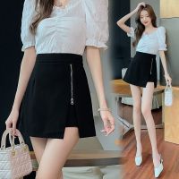 Summer Skorts for Women Summer Fashion High Waist A-line Skirt Short