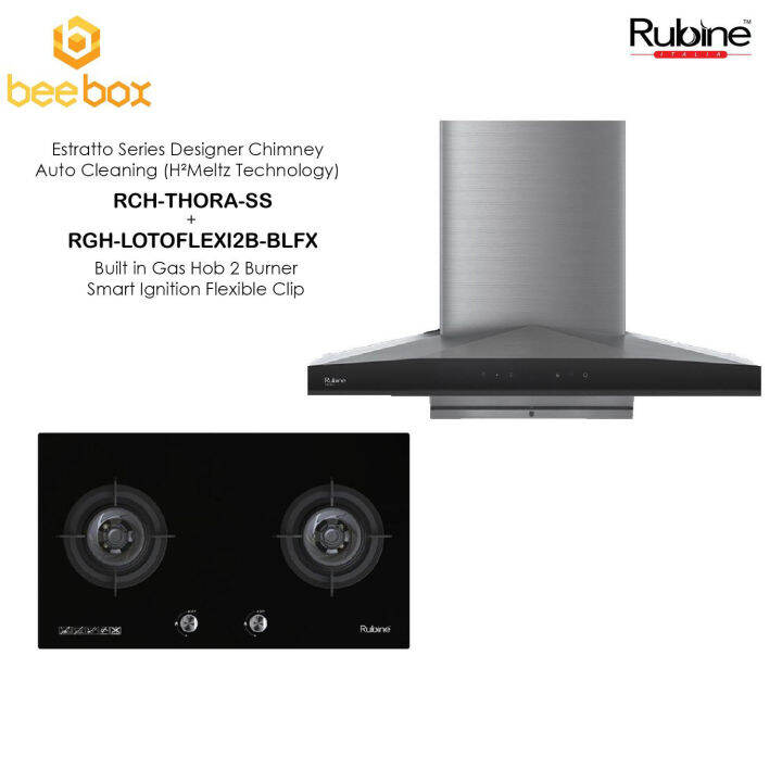 [PENANG only] Rubine Estratto Series Designer Chimney Cooker Hood
