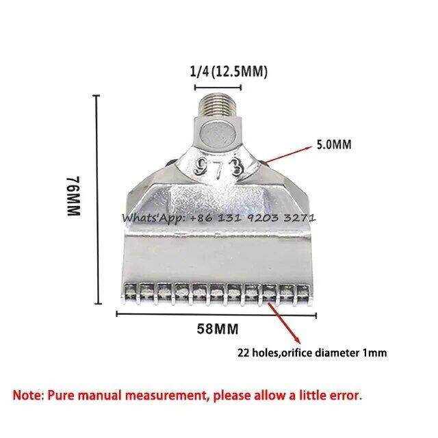 Industrial Cleaning Spray Nozzle Ss304 973 Blowing Wind Jet Air Nozzle
