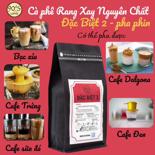 Hot túi 500gr cà phê đặc biệt 02 pha phin moka & robusta honey rang mộc - ảnh sản phẩm 5
