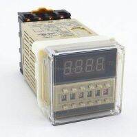 โปรแกรมคู่ Delay Relay Dh48s-s ฐานซ็อกเก็ตแรงดันไฟฟ้า Dc12v Dc24v Ac110 Ac220v