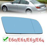 Door Wing Side Mirror Glass Heated with Backing Plate for -Bmw 5 Series E60 E61 E63 E64 2003-2010