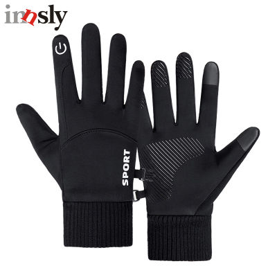 Winter Windproof Outdoor Mens Gloves Thermal Warm Sports Glove Breathable Touch Screen Waterproof Anti Slip Bike Cycling Gloves