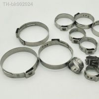 ❀ Free shipping middle size pipe Clamps High Quality 10PCS Stainless Steel 304 Single Ear Hose Clamps Assortment Kit Single