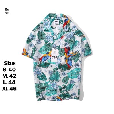 ส่งฟรี🚛 เสื้อฮาวายผู้ชาย เสื้อหน้าร้อน Shirt มี10 แบบสี ป้าย100% ขนาดS-XL เสื้อลำลอง เสื้อใส่เที่ยว รหัสCO233 [New Collection]