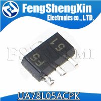 10pcs UA78L05ACPK  UA78L05 F5 SOT-89 5V 100mA Linear voltage regulator chip