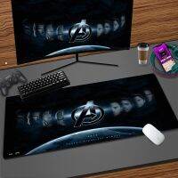 Avengers Gaming Mouse Pad แผ่นรองแป้นพิมพ์ Desktop Protector อุปกรณ์เสริมสำหรับโต๊ะคอมพิวเตอร์ พรมแล็ปท็อปเย็น แผ่นรองเกมกันน้ำนุ่ม