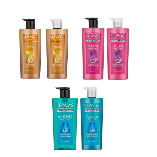 Kerasys Hair Clinic Advanced Ampoule Shampoo / Treatment 600ml Lazada
