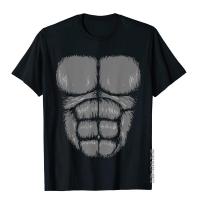 Funny Gorilla Chest TShirt Gorilla Costume Shirt Cotton Tops &amp; Tees For Chinese Style Top T-Shirts Street New Arrival XS-4XL-5XL-6XL