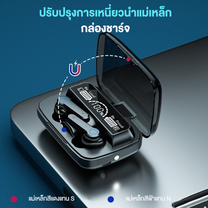 tws-บลูทูธ-5-1-หูฟัง-ลลิแอมป์ชั่วโมงชาร์จกล่องหูฟังไร้สาย-สเตอริโอกีฬากันน้ำหูฟังชุดหูฟังพร้อมไมโครโฟน-อัพเกรดจอแสดงผลไฟ-led-รับเริ่มต้นอัตโนมัติและจับคู่-อัพเกรดฟังก์ชันการทำงา