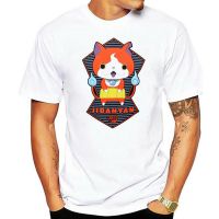 ของแท้ Yo-Kai Watch Jibanyan เสื้อยืดลําลอง สําหรับผู้ชาย แขนสั้น พิมพ์ลายการ์ตูนอนิเมะ เหมาะกับฤดูร้อน  4IP0