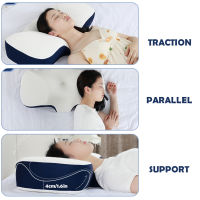 หมอนรองคอ หมอนเมมโมรี่โฟม ทรง Sleeping pillow หมอนเมมโมรี่โฟมที่นุ่มสบาย สามารถวาง ไว้ที่ด้านหลังของแกนหมอน รองรับการแบ่งพาร์ติชั่น 3 มิติ พอดีกับส่วนโค้งของด้านหลังคออย่างแม่นยำ