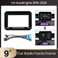 （GOLOGO support）ขายึดแผงวิทยุติดรถยนต์ขนาด9นิ้วสำหรับ Suzuki Ignis 2016-2020แอนดรอยด์ชุดมัลติมีเดียโฮสต์สายชุดอุปกรณ์แผงอแดปเตอร์