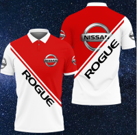 Red Nissan Ttt-Va Polo Shirt Ver 1: Personalized Athletic Wear with 3D Print