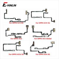 เปิดปิดสวิทช์ปิดเสียงควบคุมปุ่มปรับระดับเสียง FLEX CABLE สำหรับ OPPO A54 A53s A53 Global A52 A74 เปลี่ยนชิ้นส่วน-hdfssaa