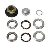 Pack -9พวงมาลัยแบริ่งส้อม Stem Dust Seal Assembly Triple Tree Nut สำหรับ HONDA ATC 110cc 185cc 200cc ATC70 70cc