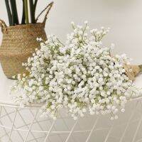 hotx【DT】 1/3/5pcs 52cm Baby Breath Artificial Flowers Gypsophila Bouquet for Wedding Decoration Plastic Fake