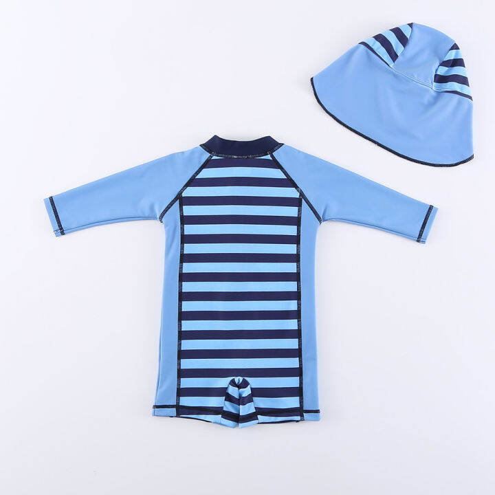 ere Swimsuit With Cap Baby Boy Swimming Suit UPF50+ Swimwear Sun