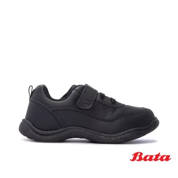 Bata black school hot sale shoes with velcro