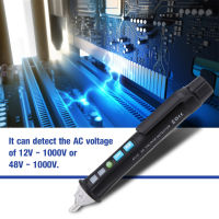 AC10 1000V เครื่องทดสอบแรงดันไฟฟ้ากระแสสลับอัจฉริยะแบบไม่สัมผัส เครื่องตรวจจับโวลต์