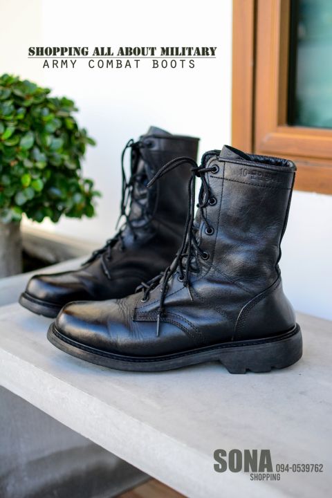 รองเท้าคอมแบตทหารเกาหลี-สินค้ากองทัพเกาหลี-ร้านคัดเองaaa-มือสอง-combat-boots-คอมแบท