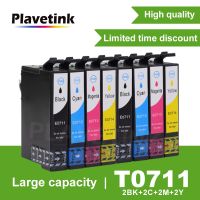 【popular】 Thinkerz T0711 T0712 T0713 T0714หมึกสำหรับ Epson Stylus DX6050 DX7400 DX7450 DX8400 DX8450 DX9400 DX9400F เครื่องพิมพ์หมึกตลับ