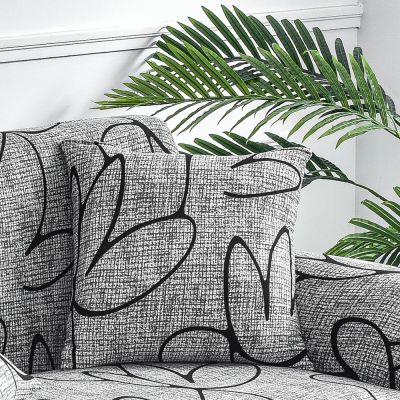hot！【DT】♙✧✕  Print Cushion Cover Elastic Throw Sofa Car Pillowcase