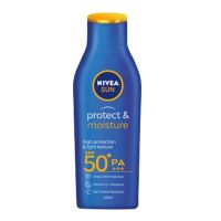 ? Nivea Sun Protect &amp; Moisture Sun Body Lotion SPF50+ PA+++ นีเวีย โลชั่น กันแดด สำหรับผิวกาย สูตรกันน้ำ ขนาด 125 ml 17 [ Beauty ]