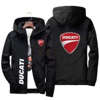 Mens outdoor locomotive Ducati oversized zipper thin style waterproof leisure sports sun protection clothing men charge jacket