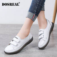 Flats Shoes Korean Shoe Leather Ladies Boat