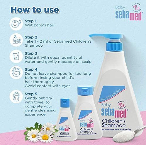 sebamed-baby-shampoo-150ml-แชมพูสระผมเด็ก-เพื่อหนังศีรษะที่บอบบางของเด็กและทารก