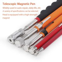 Mini Portable Telescopic Magnetic Magnet Pen Handy Tool Capacity For Picking Up Nut Bolt Extendable Pickup Rod Stick With Light