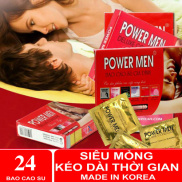 Combo 2 hộp 24 bao  Bao cao su Powermen Gia đình - chiếc Bao cao su siêu