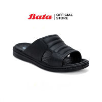 *Best Seller* Bata รองเท้าแตะ รองเท้าแฟชั่นผู้ชายลำลองแบบสวม SLIPPERS-MENS สีดำ รหัส 8626096 Mensandal Fashion