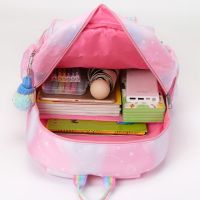 High-end Childrens schoolbag primary school girl first second and third grade princess gradient shoulder bag sixth grade waterproof and dirt-resistant ultra-light  Uniqlo original