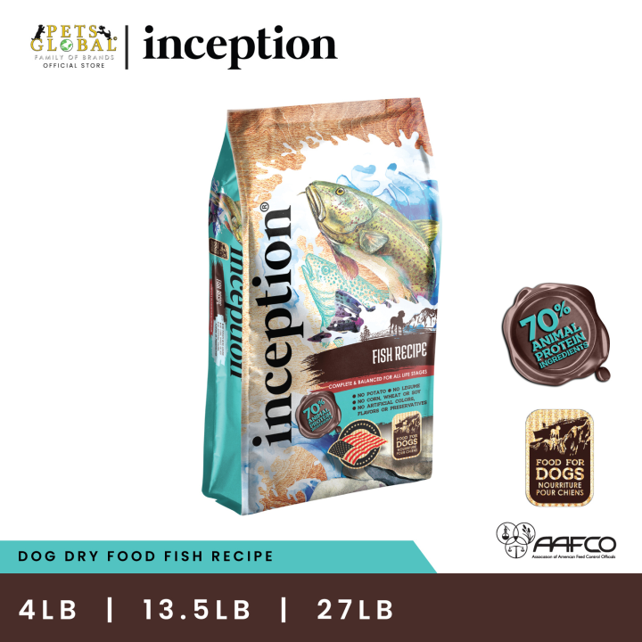 Inception Dog Dry Food Fish Recipe (70 of Animal Protein Ingredient) Lazada