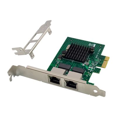 BCM5720 PCIE X1 Gigabit Ethernet Network Card Dual Port Server Network Adapter Card Compatible with PXE VLAN