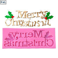 FAL Christmas Fondant Cake Silicone Stencils Multipurpose Chocolate Cookie Templates Practical Kitchen Baking Tools