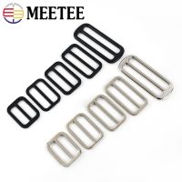 5/10pc 25-50mm Metal Tri Glide Slider Buckles Bag Strap Belt Webbing O Ring Bar Adjust LeatherCraft Garment Hardware Accessories