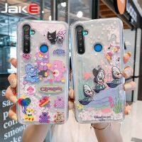 สำหรับ OPPO Realme 5 Realme 5i Realme C3 Realme 6i Realme C11 Realme C15 Realme C17 Realme 7i แฟชั่นการ์ตูนน่ารัก Glitter Bling Love Heart เคสนิ่มใส่โทรศัพท์ TPU ป้องกันปกหลัง