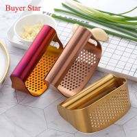 【CC】☬✓  1PC Garlic Press Rolling Curved Grinder Mincing Masher With Bottle Opener Durable