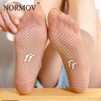 20Pcs=10Pais Summer Women Socks Non-Slip Sweat-Absorbing Cotton Soft Thin Breathable Fashion Sexy Silk Sock Ladies Transparent Socks Tights