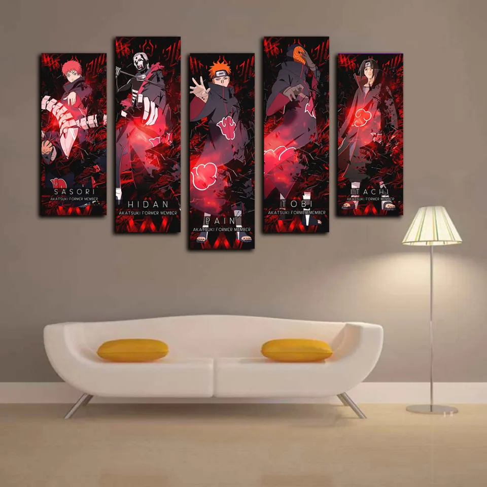 one1love Naruto Artworks Poster Prints Naruto Anime Eyes Canvas Painting  Decoration Art for Living Room Bedroom 20 x 30 cm without Frame :  : Home & Kitchen