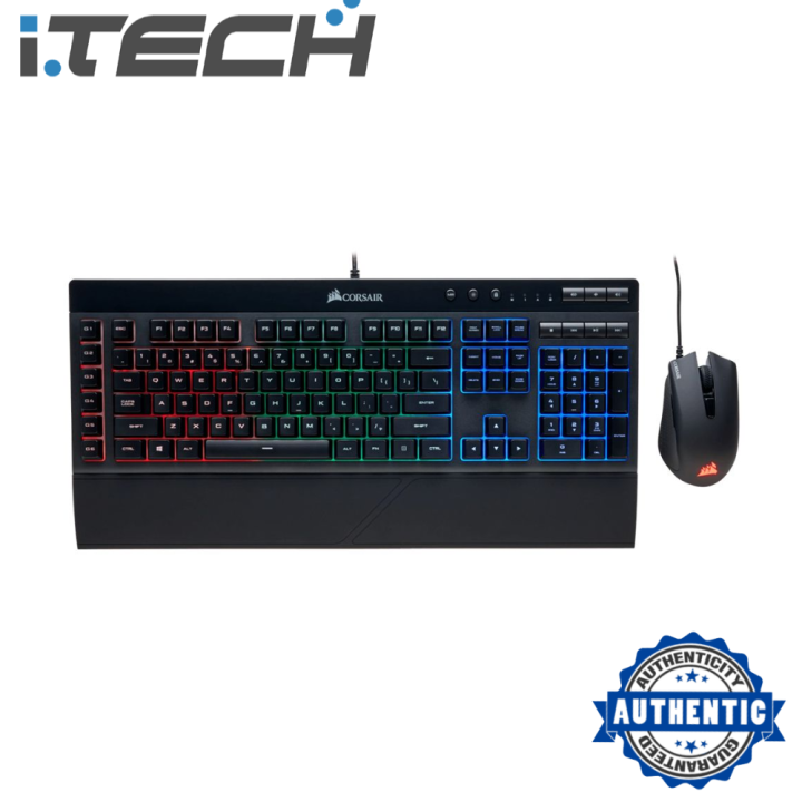 Corsair K55 + Harpoon RGB Keyboard and Mouse Combo Lazada PH