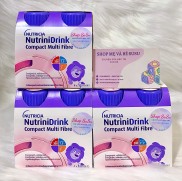 Sữa nước NutriniDrink dành cho trẻ nhẹ cân, suy dinh dưỡng lốc 4 chai 125ml