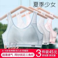 Summer middle school students girls bra sports junior high school students development period underwear 12-18 years old high school students shockproof vest